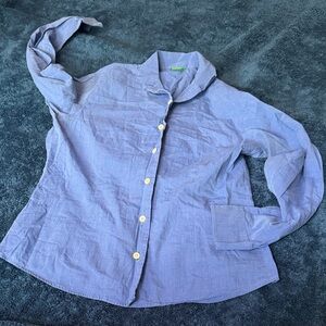 United Colors Of Benetton Blue Blouse